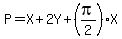 P=X%2B2Y%2B%28pi%2F2%29%2AX