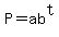 P=ab%5Et