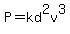 P=kd%5E2v%5E3