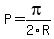 P=pi%2F2R