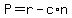 P=r-c%2An
