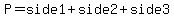 P=side1%2Bside2%2Bside3