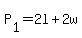 P%5B1%5D=2l%2B2w