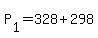 P%5B1%5D+=+328+%2B+298