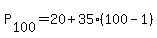 P%5B100%5D+=20%2B35%28100-1%29