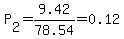 P%5B2%5D=9.42%2F78.54=0.12