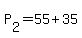 P%5B2%5D+=+55+%2B35