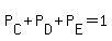 P%5BC%5D%2BP%5BD%5D%2BP%5BE%5D=1