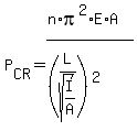 P%5BCR%5D=%28n%2Api%5E2%2AE%2AA%29%2F%28%28L%2Fsqrt%28I%2FA%29%29%5E2%29