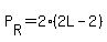 P%5BR%5D=2%282L-2%29