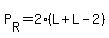 P%5BR%5D=2%28L%2BL-2%29