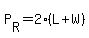 P%5BR%5D=2%28L%2BW%29