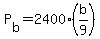 P%5Bb%5D+=+2400%2A%28b%2F9%29