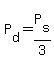 P%5Bd%5D=P%5Bs%5D%2F3