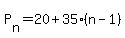 P%5Bn%5D=+20%2B35%28n-1%29