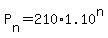 P%5Bn%5D=210%2A1.10%5En