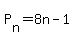 P%5Bn%5D=8n-1