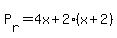 P%5Br%5D=4x%2B2%28x%2B2%29