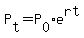 P%5Bt%5D+=+P%5B0%5De%5Ert