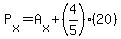 P%5Bx%5D=A%5Bx%5D%2B%284%2F5%29%2820%29