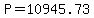 P+=+10945.73