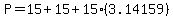P+=+15%2B15%2B15%283.14159%29