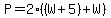 P+=+2%28%28W%2B5%29%2BW%29