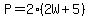 P+=+2%282W%2B5%29