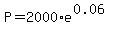 P+=+2000%2Ae%5E%280.06%29