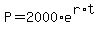 P+=+2000%2Ae%5E%28r%2At%29
