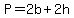 P+=+2b%2B2h