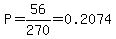 P+=+56%2F270+=+0.2074
