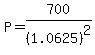P+=+700%2F%281.0625%29%5E2