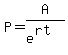 P+=+A%2F%28e%5Ert%29