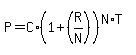 P+=+C%2A%281%2B%28R%2FN%29%29%5E%28N%2AT%29