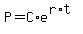 P+=+C%2Ae%5E%28r%2At%29