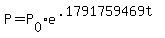 P+=+P%5B0%5De%5E%28.1791759469t%29
