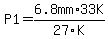 P1=6.8mm%2A33K%2F27K