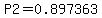 P2=0.897363