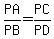PA%2FPB+=+PC%2FPD