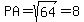 PA+=+sqrt%2864%29+=+8