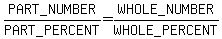 PART_NUMBER%2FPART_PERCENT+=+WHOLE_NUMBER%2FWHOLE_PERCENT