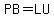 PB+=+LU