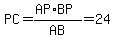 PC=%28AP%2ABP%29%2FAB=+24