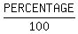 PERCENTAGE%2F100