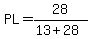 PL+=+28+%2F+%2813+%2B+28%29