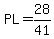PL+=+28+%2F+41