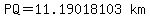 PQ=matrix%281%2C2%2C11.19018103%2Ckm%29