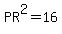 PR%5E2=16