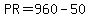 PR+=++960-50